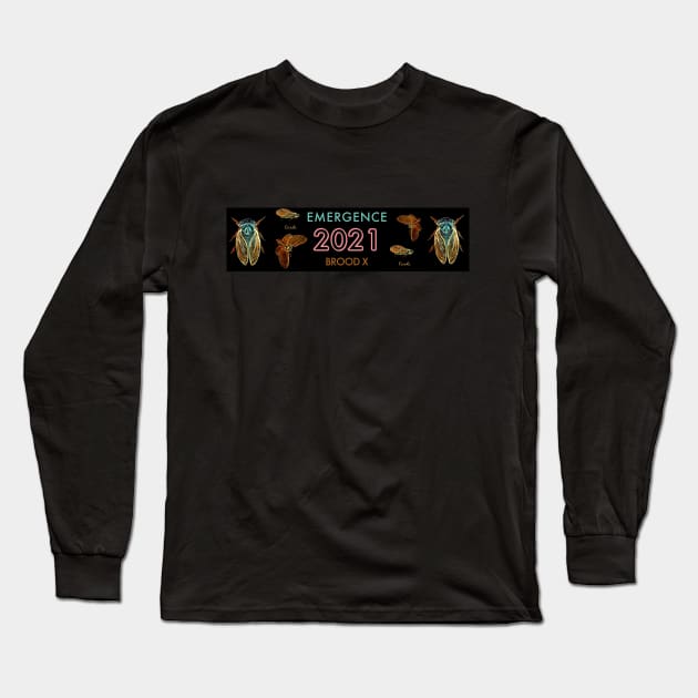 Cicada Emergence 2021 Long Sleeve T-Shirt by ArtisticEnvironments